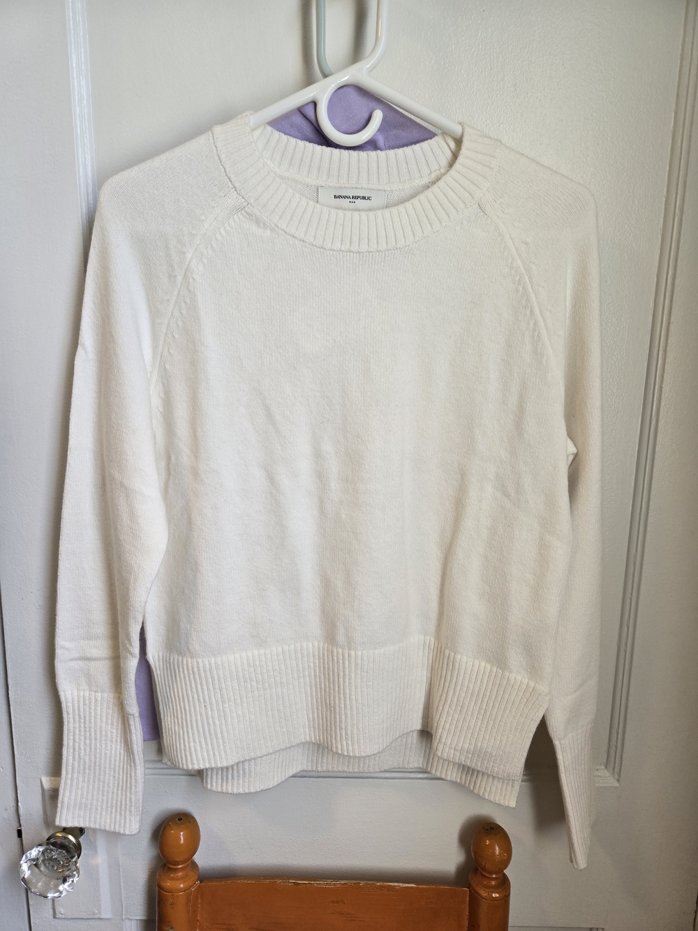 Banana Republic Cream Crewneck Sweater